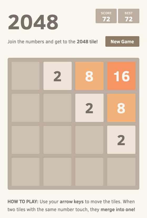 2048 AI - 32768 Tile Achieved, Score 630304 